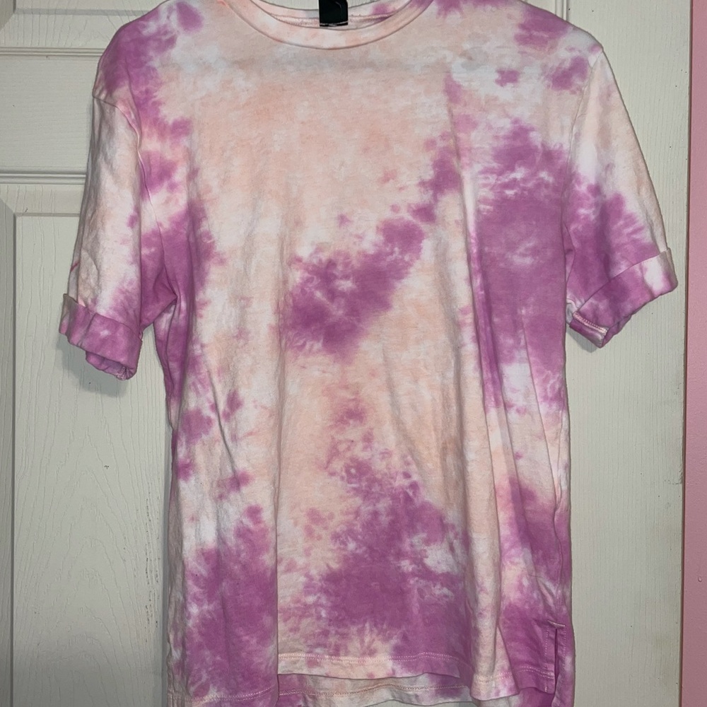 Wild Fable pink & coral tie dye T-shirt size small